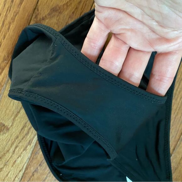 EUC MED Red Carter $200 Dream Weaver Black 2pc Bikini Top & Bottom - Picture 16 of 16